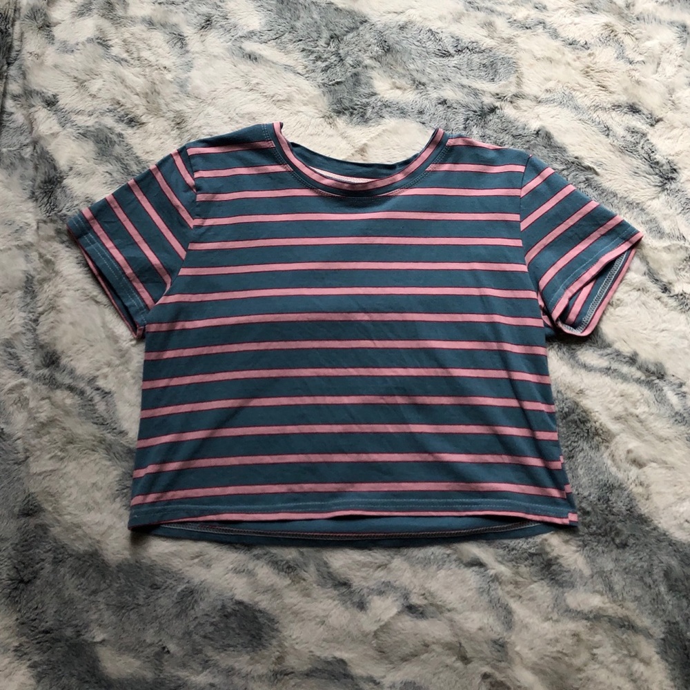 Striped Crop Top